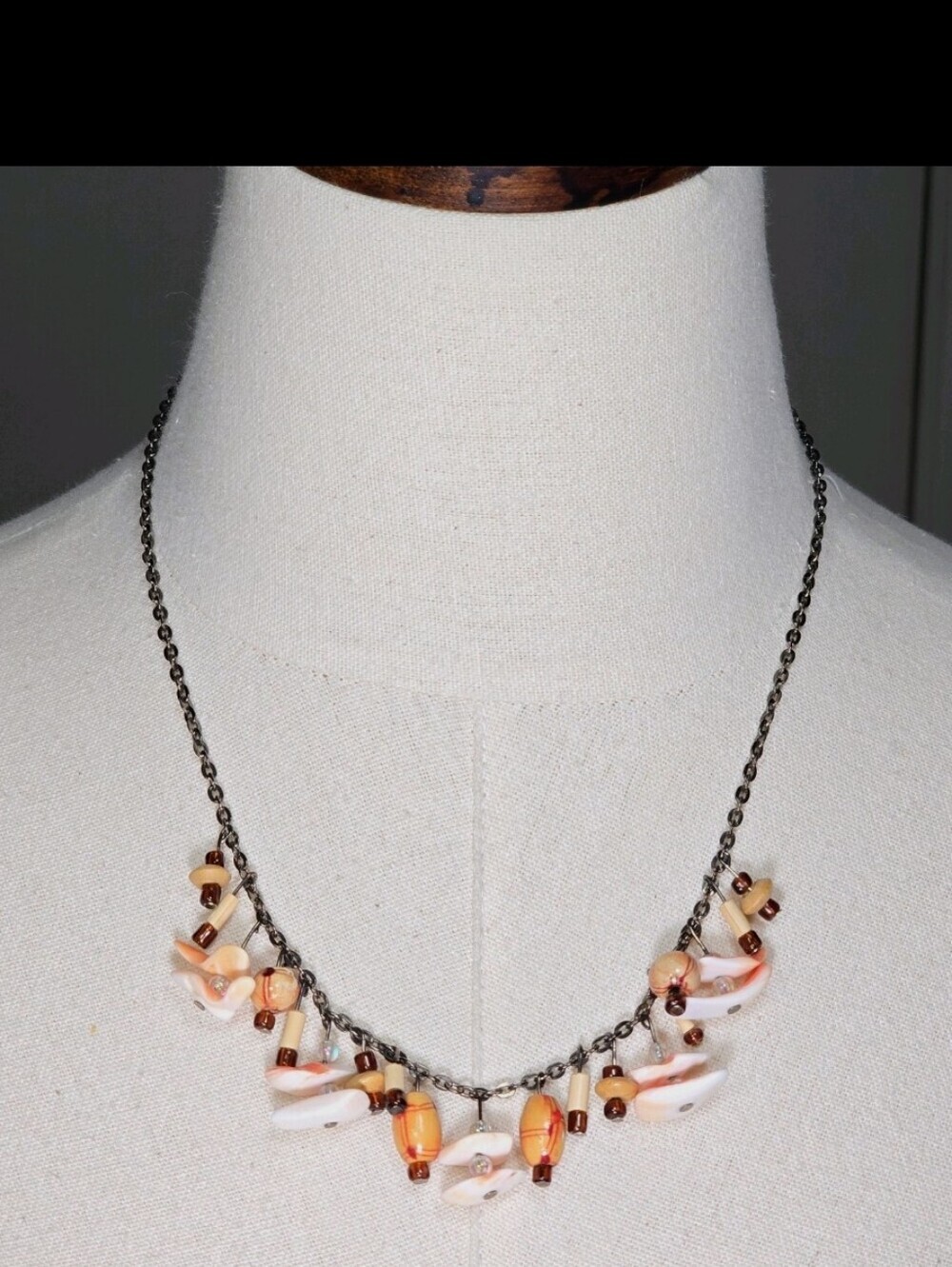 Beautiful Bohemian Simple Beach Coastal Style Shell Beaded Necklace